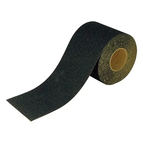 svart halkskyddsmatta på rulle