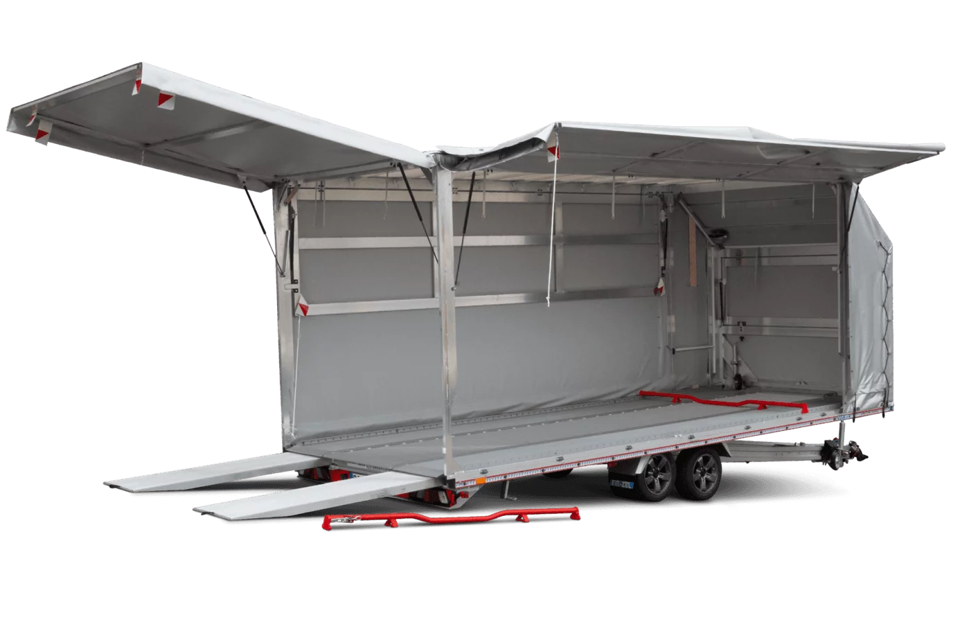 Biltransportsläp modell Fitzel Euro-Trans täckt