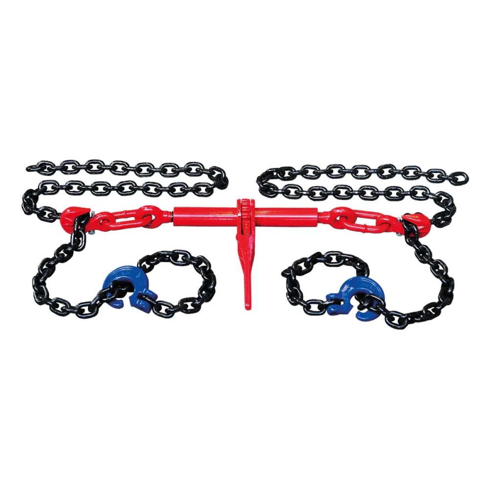 Surrningskätting för maskinsurrning, svart kätting och röd kättingspännare