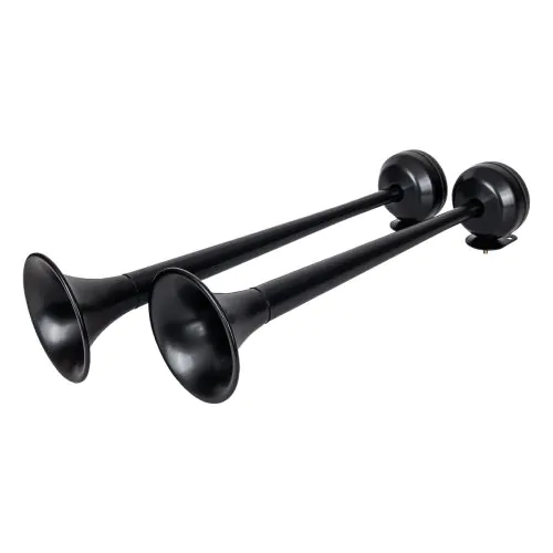 2 st svarat tryckuftstutor, truckerhorn