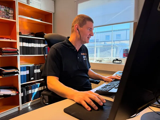 Johan på Almax löser nästa allt för sina kunder