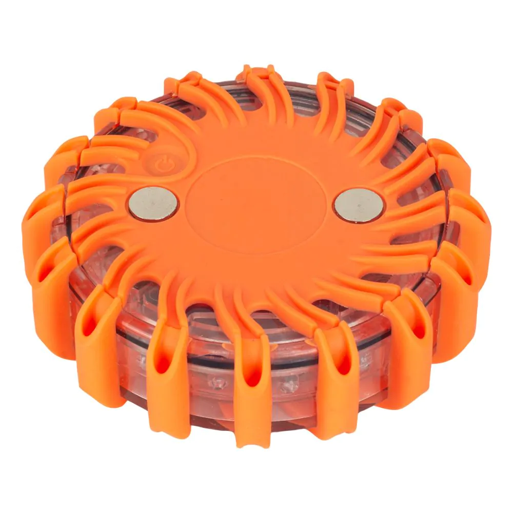 Orange LED-puck med magnet