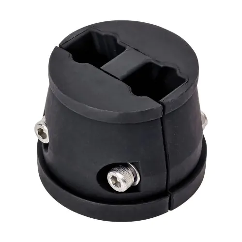 Svart vajerstopp för nylonvajer