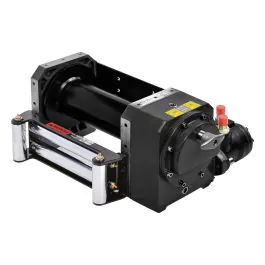 Vinsch med vajerfönster. Utan vajer fastsatt på trumman