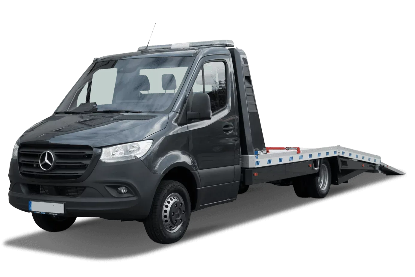 Biltransportbil Algema fastflak